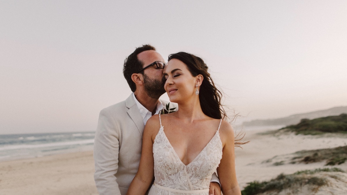 Anais and Loic: A Breathtaking Seaside Wedding Desktop Image