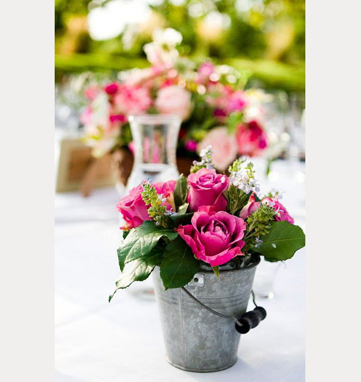 18 Non Mason Jar Rustic Wedding Centerpieces You've Got To See! ~ we ❤ this! moncheribridals.com