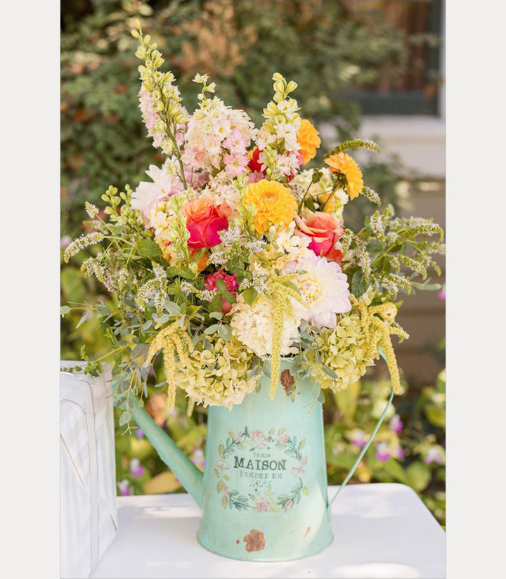 18 Non Mason Jar Rustic Wedding Centerpieces You've Got To See! ~ we ❤ this! moncheribridals.com