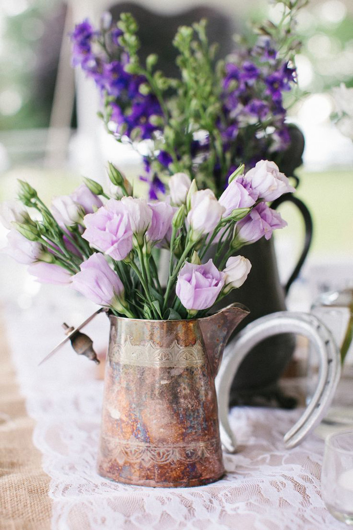 18 Non Mason Jar Rustic Wedding Centerpieces You've Got To See! ~ we ❤ this! moncheribridals.com