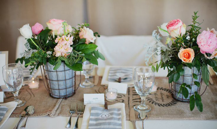 18 Non Mason Jar Rustic Wedding Centerpieces You've Got To See! ~ we ❤ this! moncheribridals.com
