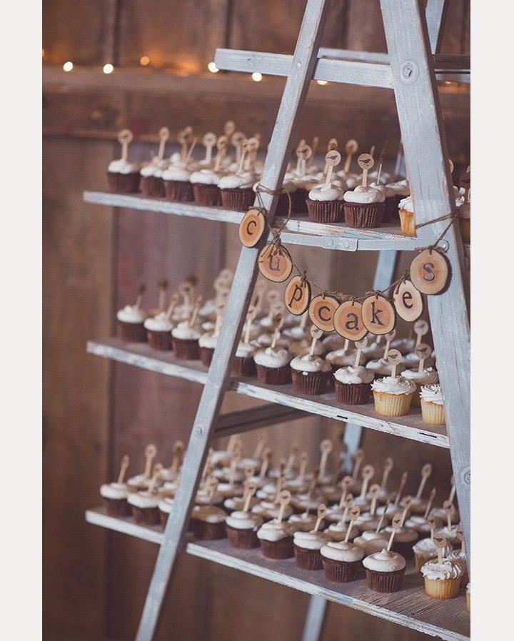 Rock'n Rustic Wedding Dessert Tables & Displays ~ we ❤ this! moncheribridals.com