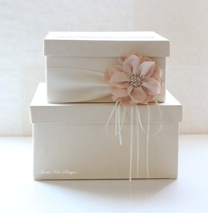 DTOWER Wedding Card Box Elegant DIY Card Reusable Personalized