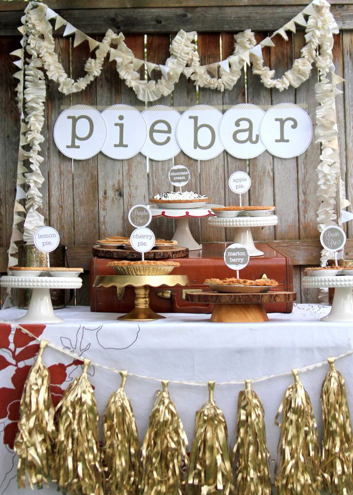 Rock'n Rustic Wedding Dessert Tables & Displays ~ we ❤ this! moncheribridals.com