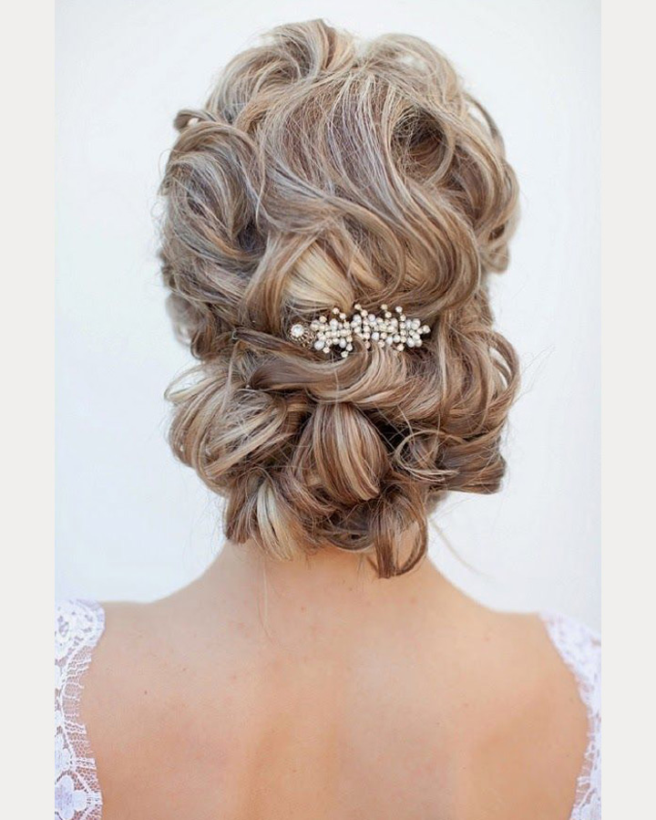 Drop Dead Gorgeous Curly Wedding Updos ~ we ♥ this! moncheribridals.com