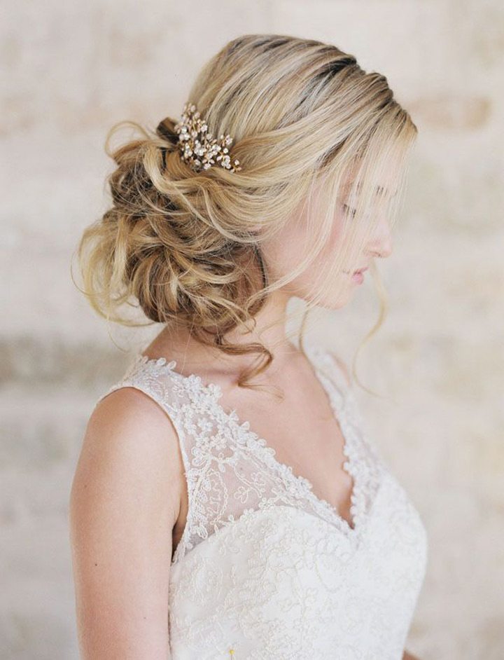 Drop Dead Gorgeous Curly Wedding Updos ~ we ♥ this! moncheribridals.com