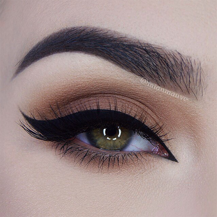 brown eye makeup