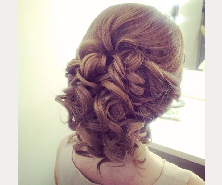 Drop Dead Gorgeous Curly Wedding Updos ~ we ♥ this! moncheribridals.com