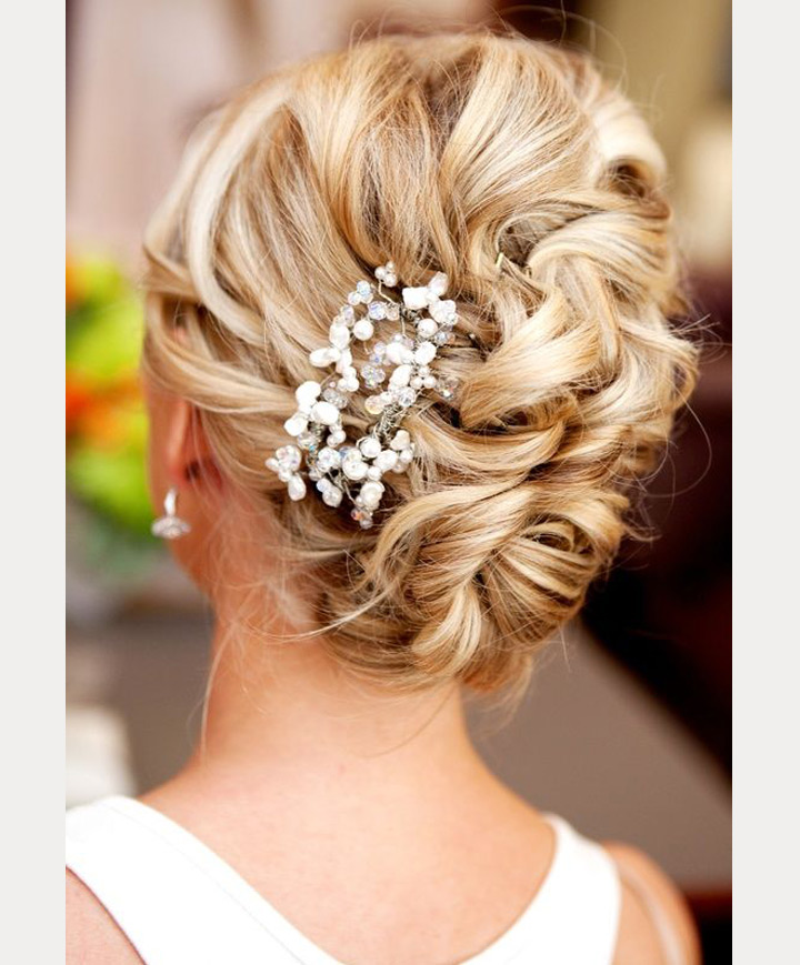Drop Dead Gorgeous Curly Wedding Updos ~ we ♥ this! moncheribridals.com