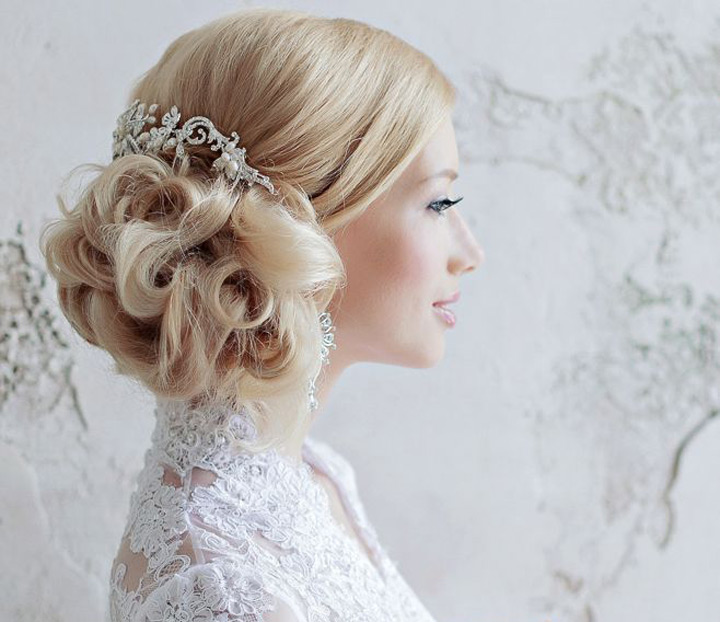 Drop Dead Gorgeous Curly Wedding Updos ~ we ♥ this! moncheribridals.com