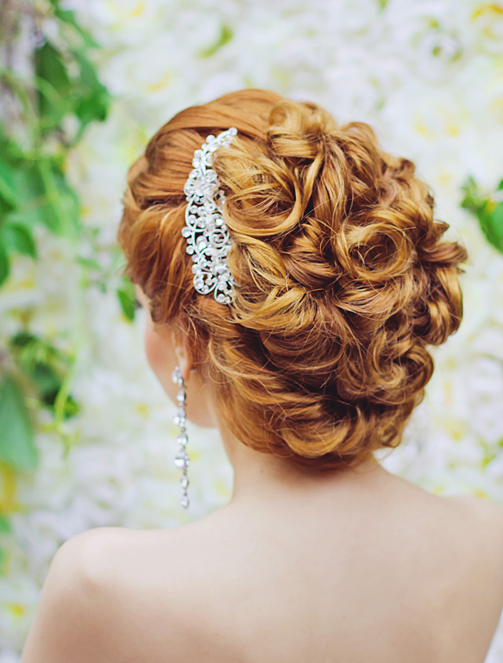 Drop Dead Gorgeous Curly Wedding Updos ~ we ♥ this! moncheribridals.com