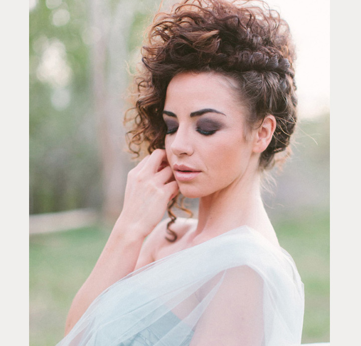 Drop Dead Gorgeous Curly Wedding Updos ~ we ♥ this! moncheribridals.com