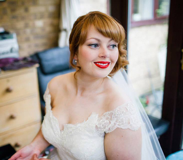 bride with bangs ~ we ❤ this! moncheribridals.com