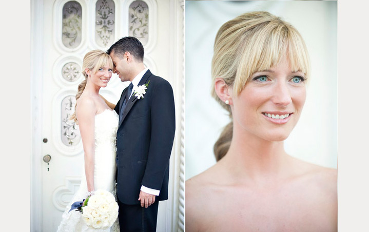 bride with bangs ~ we ❤ this! moncheribridals.com