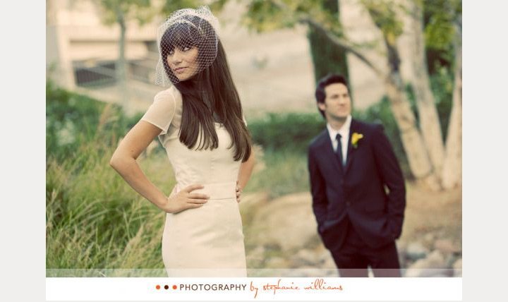bride with bangs ~ we ❤ this! moncheribridals.com
