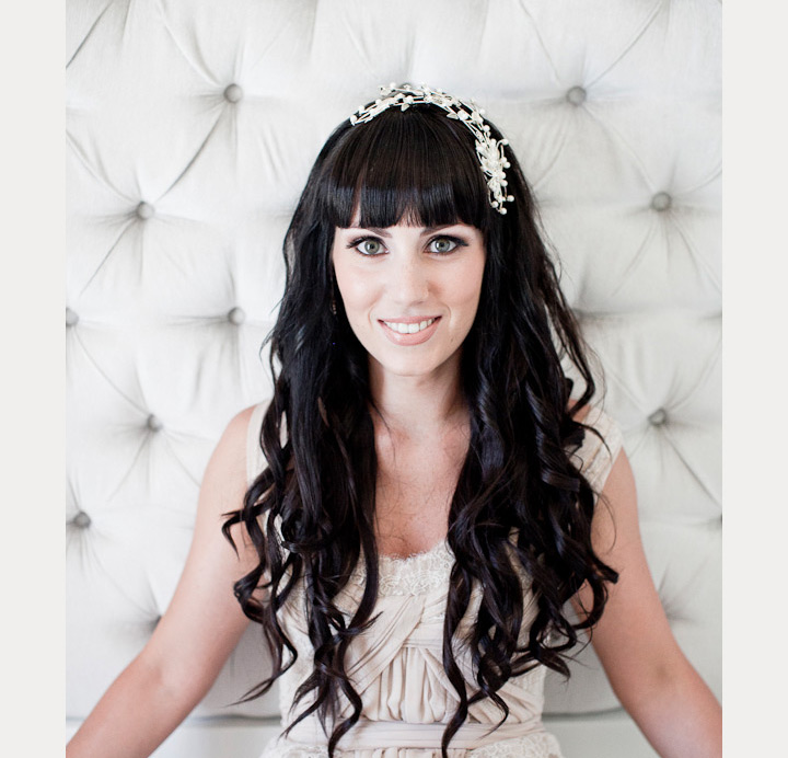 bride with bangs ~ we ❤ this! moncheribridals.com