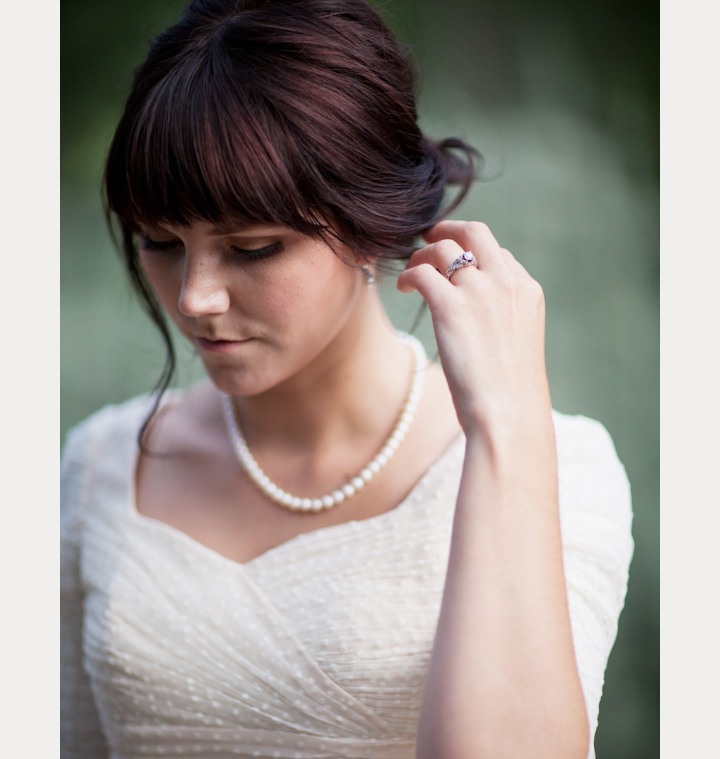 updo with bangs ~ we ❤ this! moncheribridals.com
