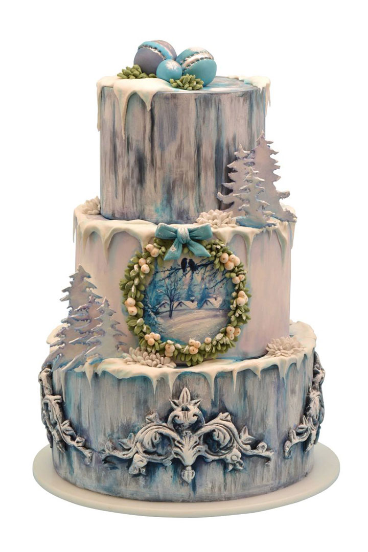 17 Of The Most Festive Winter Wedding Cakes Ever