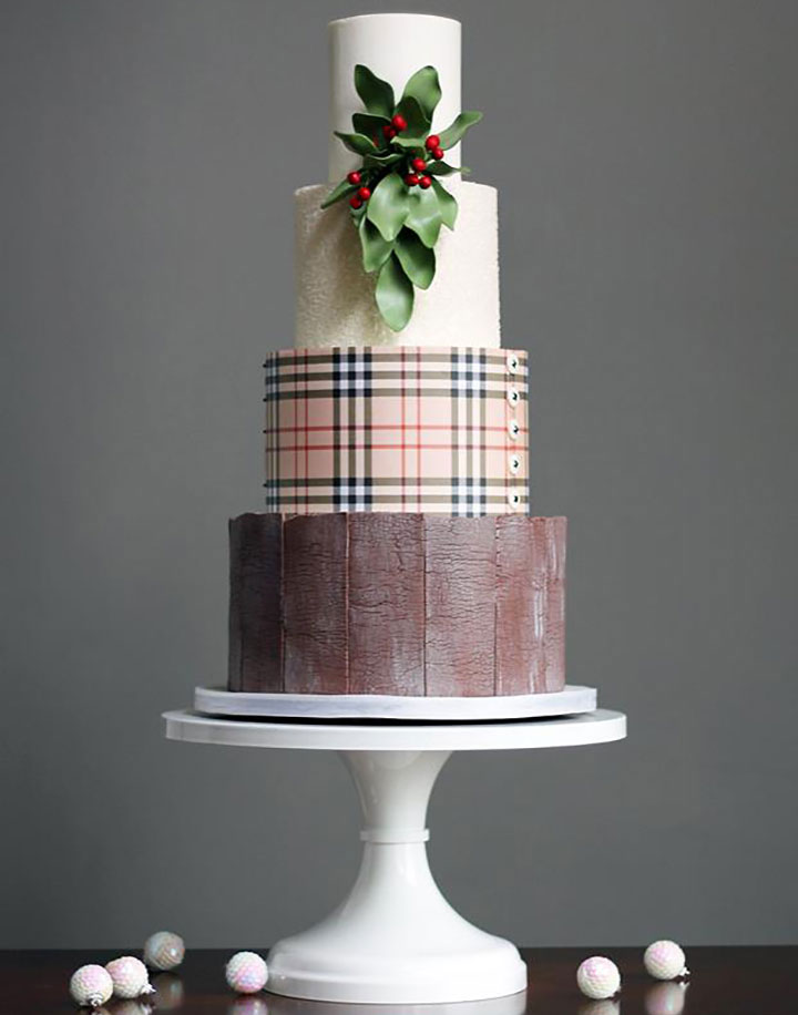 17 Of The Most Festive Winter Wedding Cakes Ever