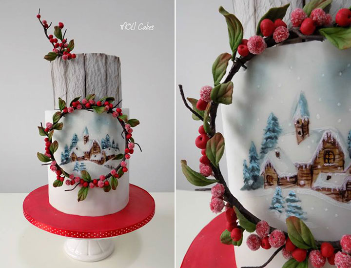 17 Of The Most Festive Winter Wedding Cakes Ever