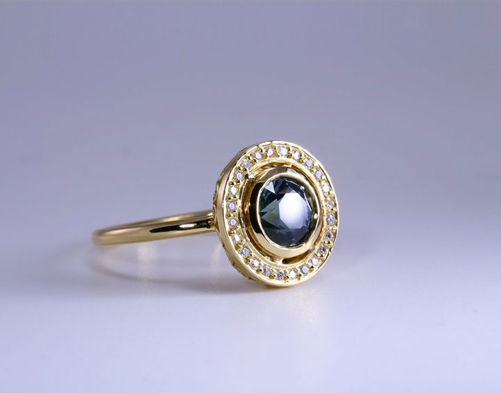 Montana Sapphire Engagement Rings by S. Kind & Co.