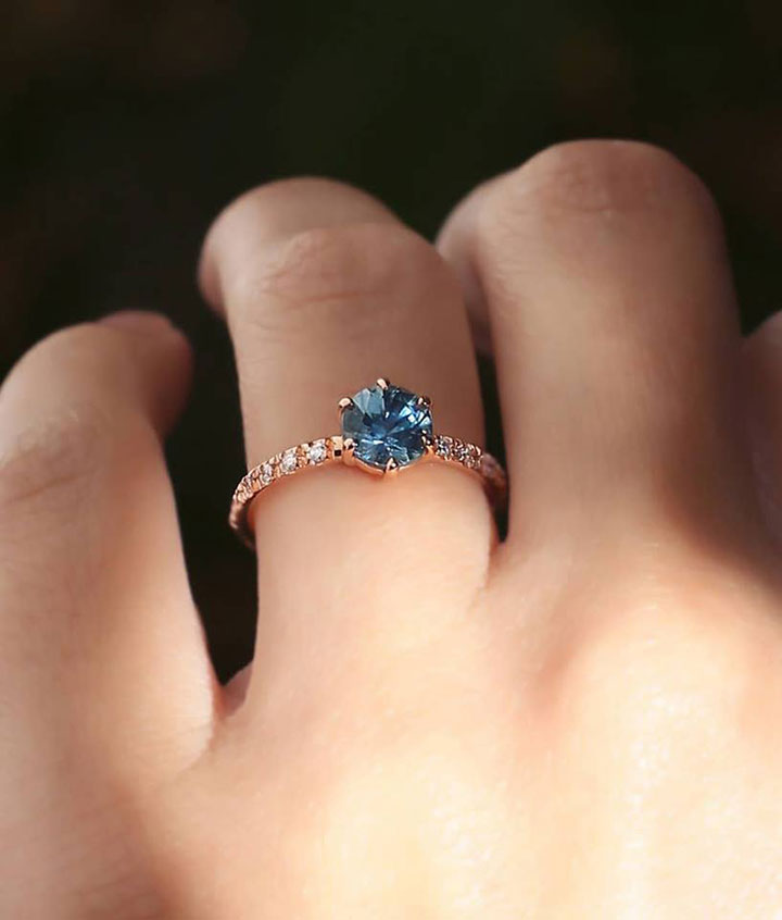 Montana Sapphire Engagement Rings by S. Kind & Co.