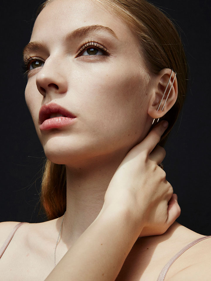 Flash ear pin sale