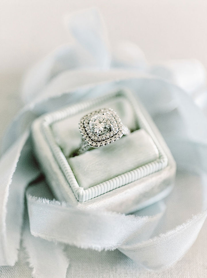 Wedding With A Muted Hue of "Cinderella Blue"