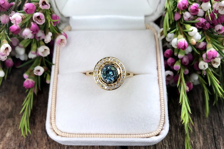 Montana Sapphire Engagement Rings by S. Kind & Co.