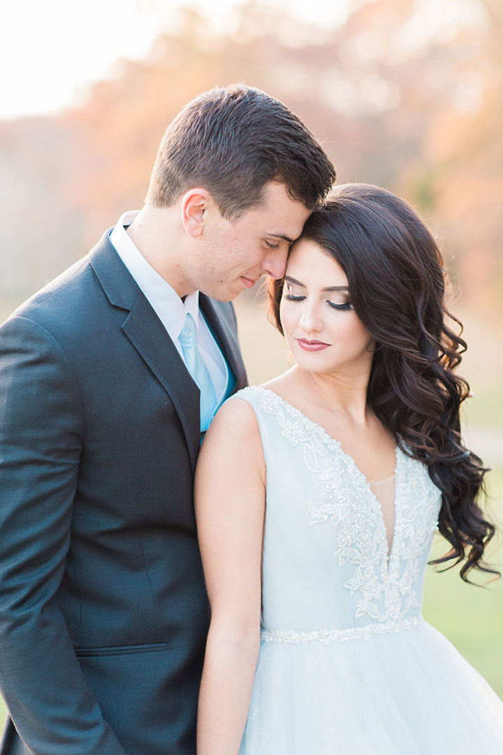 Something Blue Inspirational Wedding Shoot Featuring Martin Thornburg Rena Gown