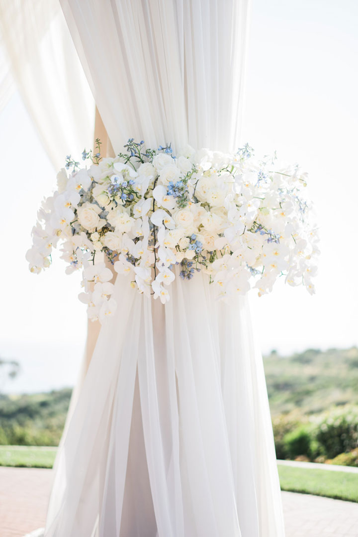 Classic White Wedding With A Little Blue Hue