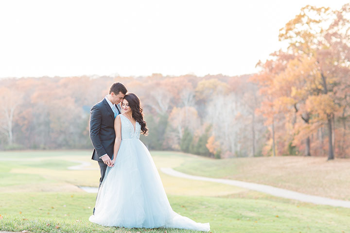Something Blue Inspirational Wedding Shoot Featuring Martin Thornburg Rena Gown