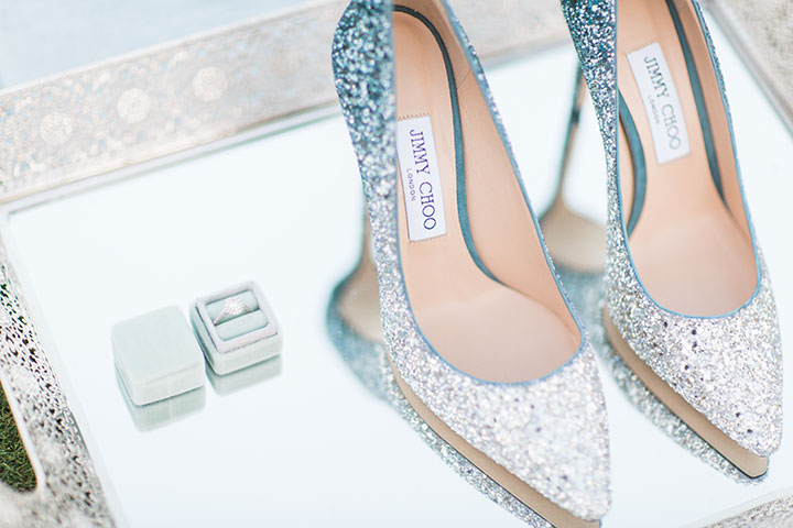 Something Blue Inspirational Wedding Shoot Featuring Martin Thornburg Rena Gown