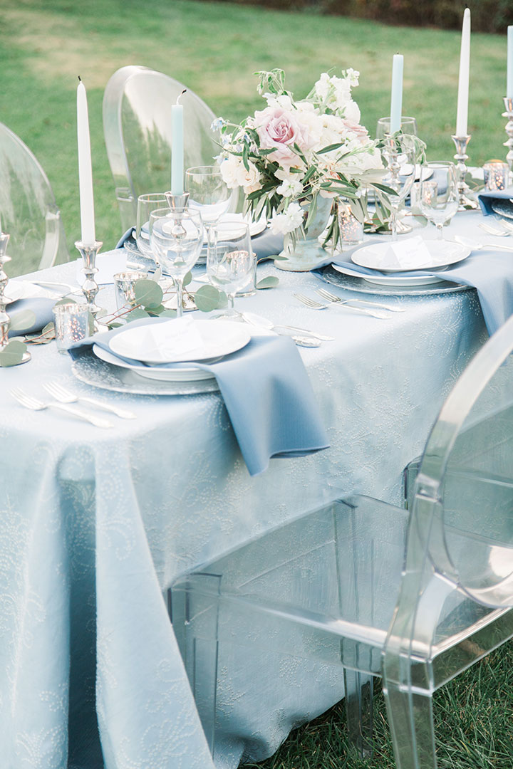 Something Blue Inspirational Wedding Shoot Featuring Martin Thornburg Rena Gown