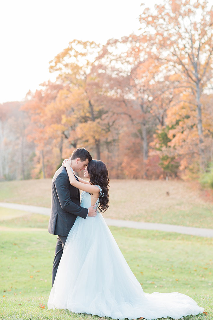 Something Blue Inspirational Wedding Shoot Featuring Martin Thornburg Rena Gown