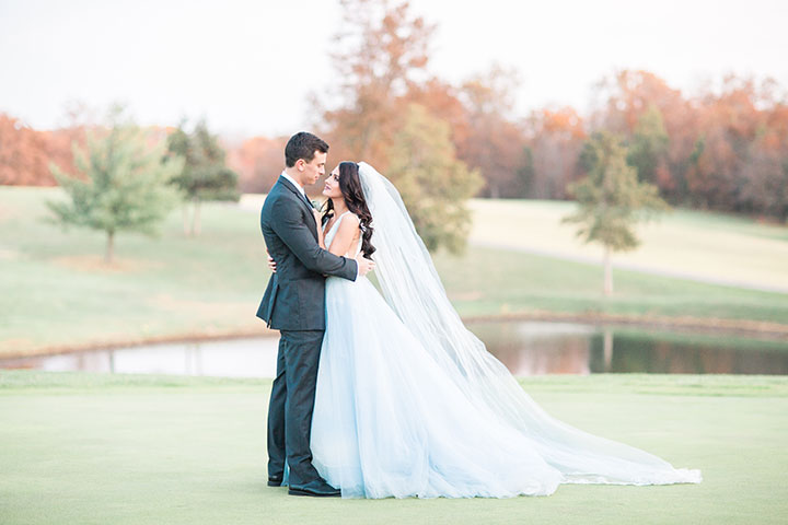 Something Blue Inspirational Wedding Shoot Featuring Martin Thornburg Rena Gown