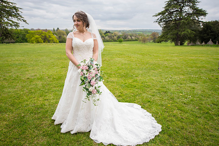 Martin Thornburg Wyomia Gown Is Perfection With Sheer Cap Sleeves