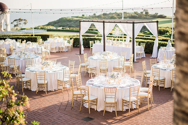 Classic White Wedding With A Little Blue Hue