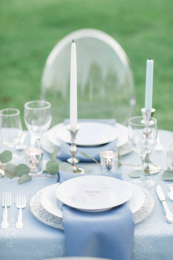 Something Blue Inspirational Wedding Shoot Featuring Martin Thornburg Rena Gown