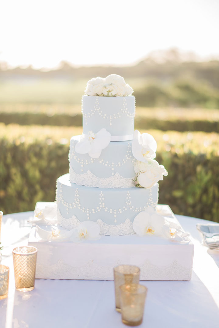 Classic White Wedding With A Little Blue Hue
