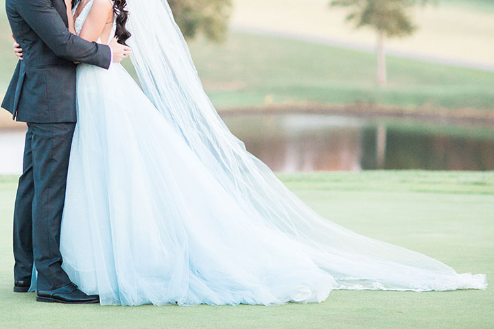 Something Blue Inspirational Wedding Shoot Featuring Martin Thornburg Rena Gown