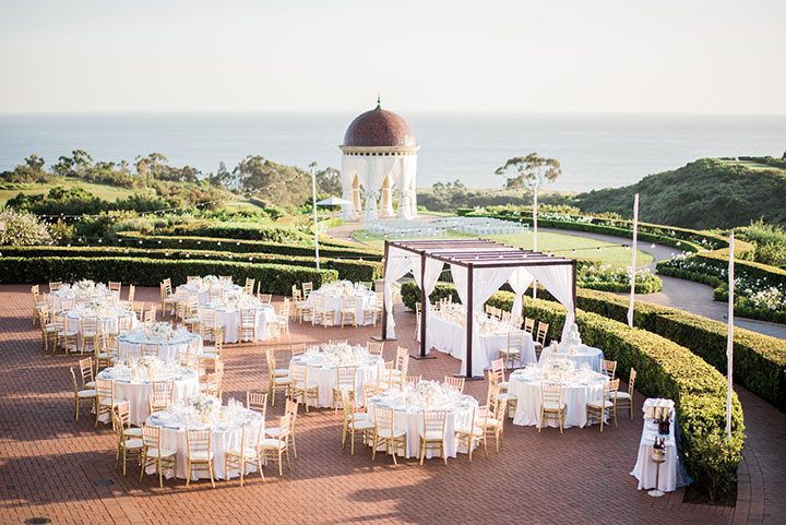 Classic White Wedding With A Little Blue Hue