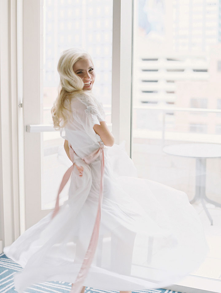 A Pale Pink, Mauve & Grey Wedding In Spring