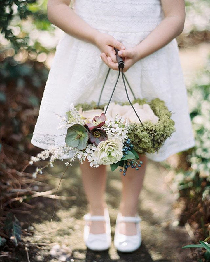 12 Flower Baskets Your Flower Girl Will Love