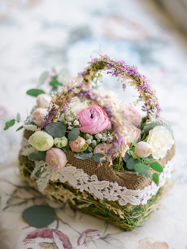 12 Flower Baskets Your Flower Girl Will Love