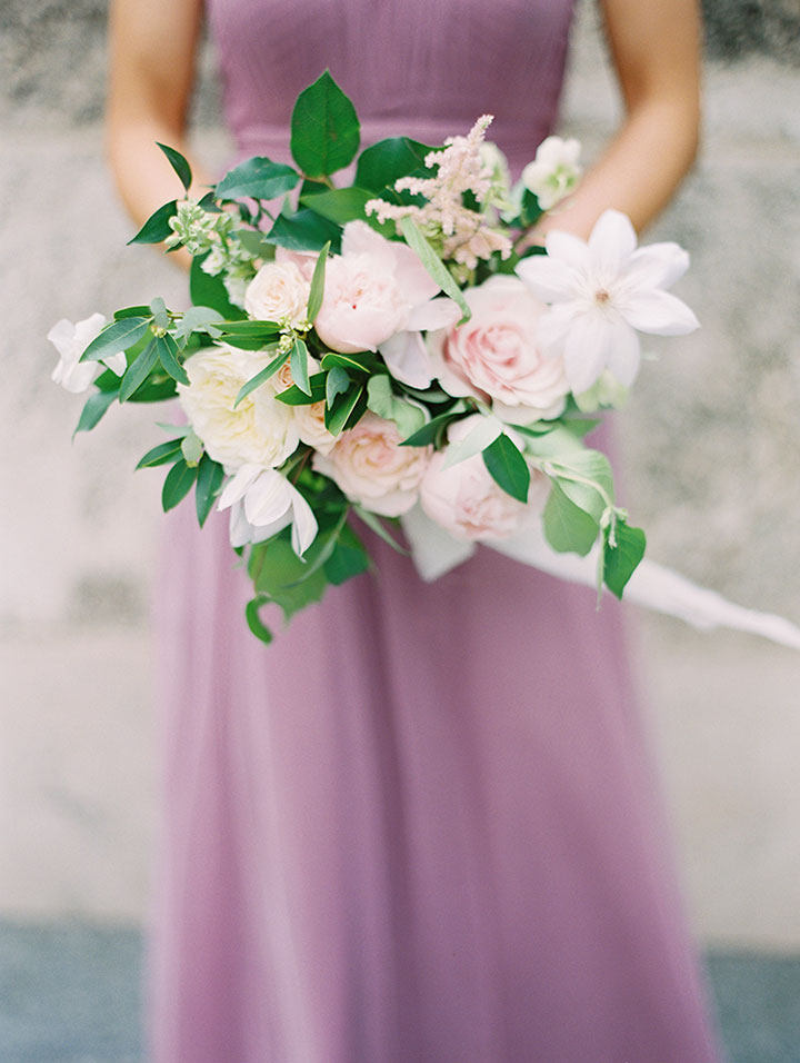 A Pale Pink, Mauve & Grey Wedding In Spring