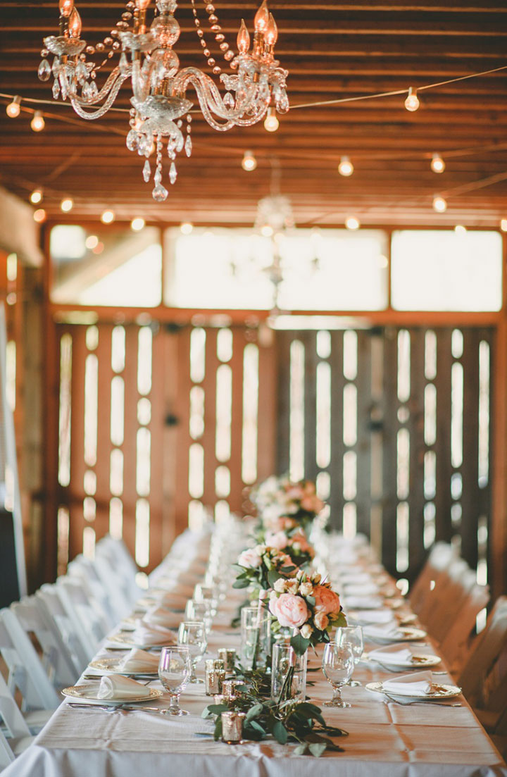 Sweet Bride Wears Martin Thornburg "Amber" For Her Vineyard Wedding
