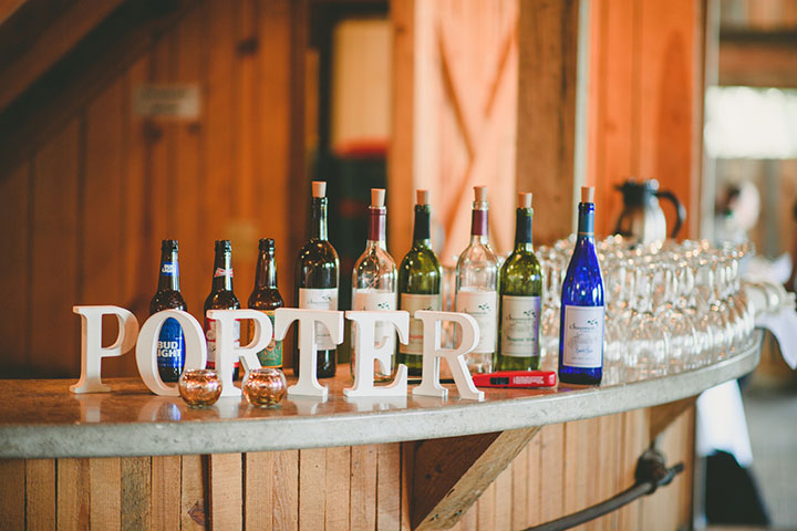 Sweet Bride Wears Martin Thornburg "Amber" For Her Vineyard Wedding