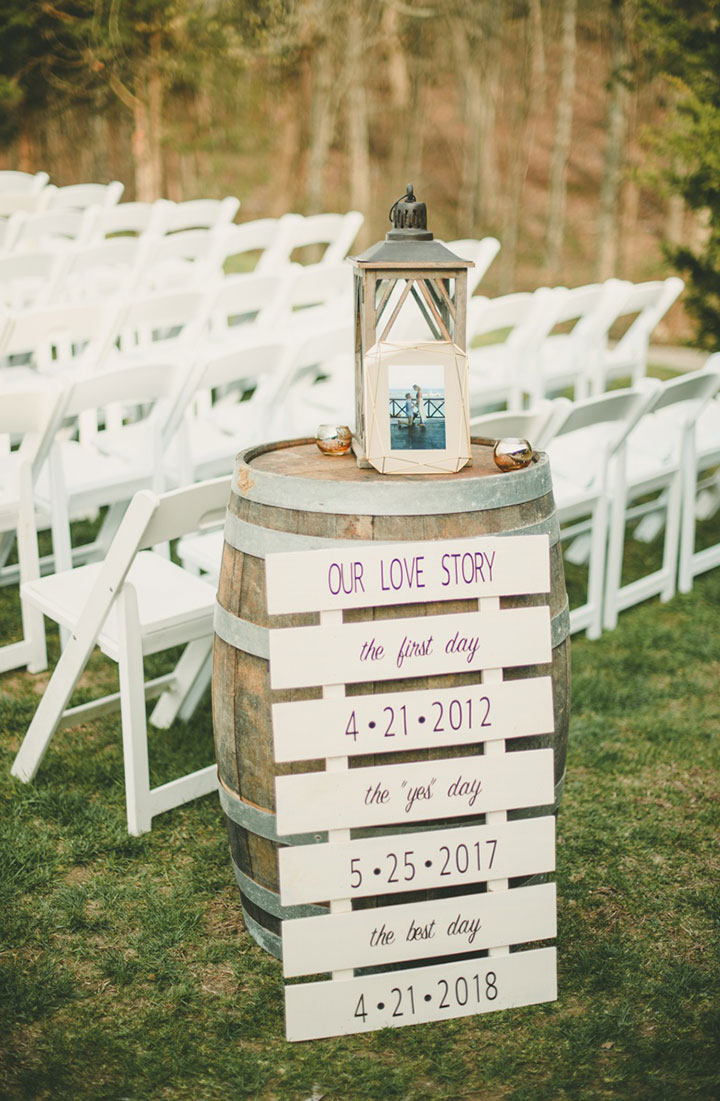 Sweet Bride Wears Martin Thornburg "Amber" For Her Vineyard Wedding