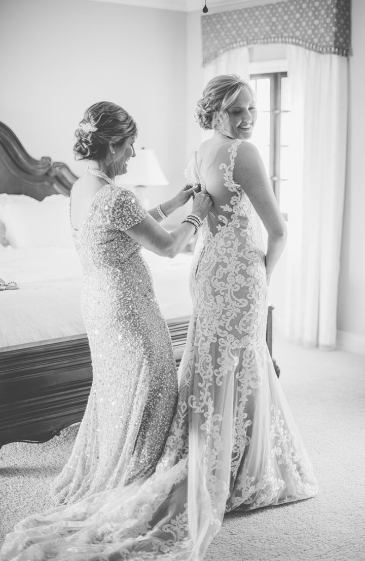 Sweet Bride Wears Martin Thornburg "Amber" For Her Vineyard Wedding